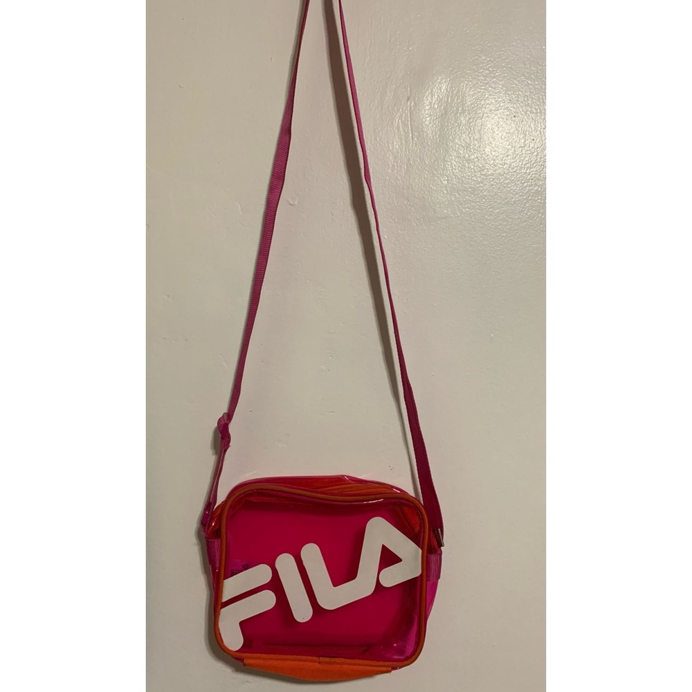 Fila cross body bag translucent vinyl